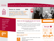 Tablet Screenshot of domovsvatehojosefa.cz